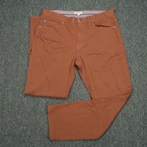 Peter Millar Pants Men 34x29 Red Rust Ultimate Sateen 5 Pocket Chino Trouser